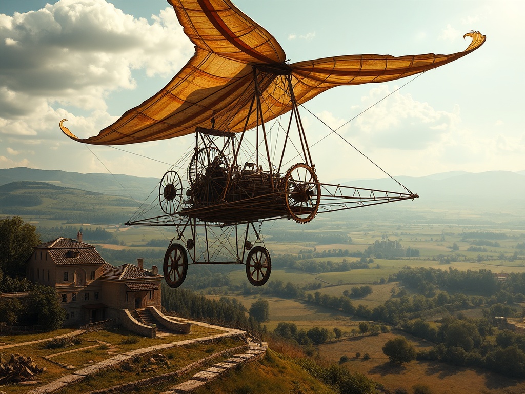 Leonardo da Vinci'nin Uçan Makinesi: Hayal mi, Gerçek mi?