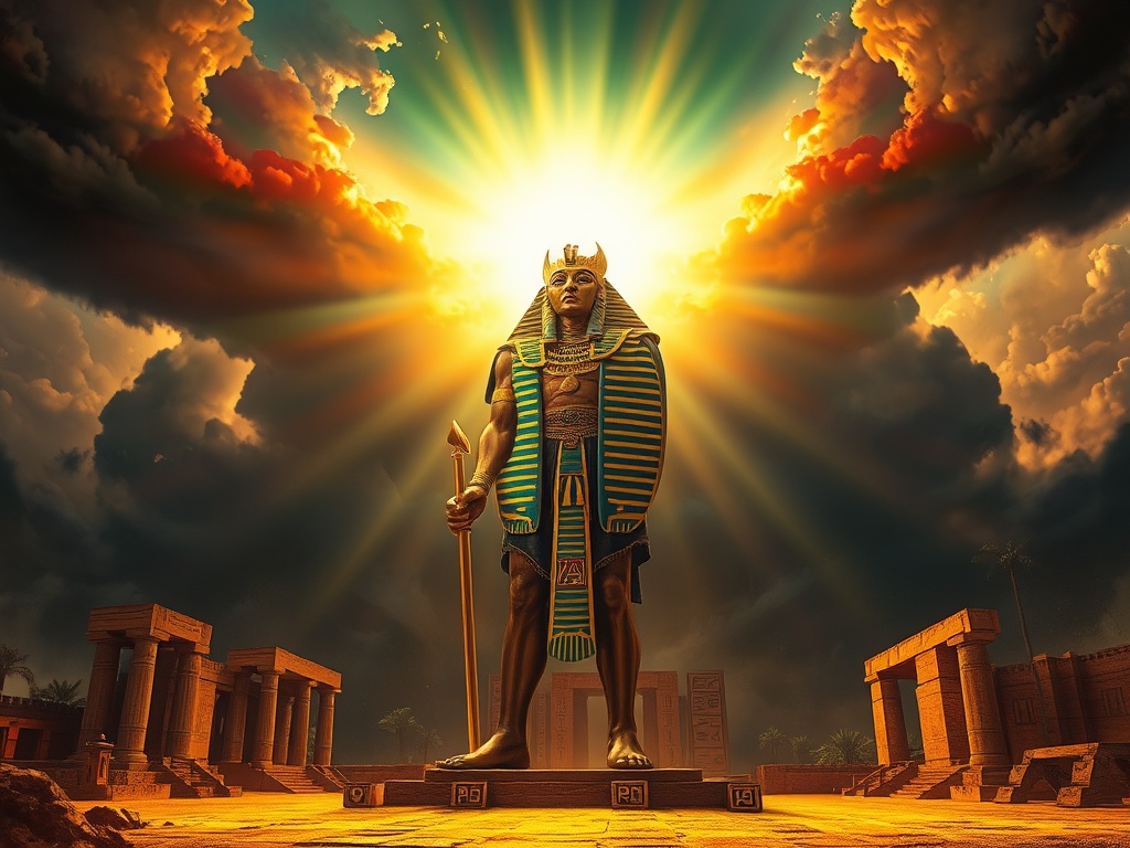 Mısır Mitolojisi: Gizemli Tanrıların Sırlarıyla Yolculuğa Çıkın 3 Ra'nın Güneşi: Işık ve Karanlık Arasındaki Dengeler