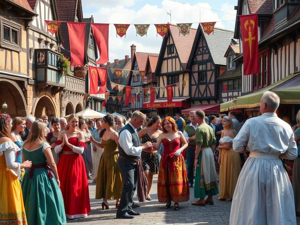 Orta Çağ’da Eğlence ve Festivaller – İnsanlar Nasıl Eğleniyordu? 1 Orta Çağ'da Sokak Festivalleri: Eğlencenin Kalbi Nerede Atıyordu?