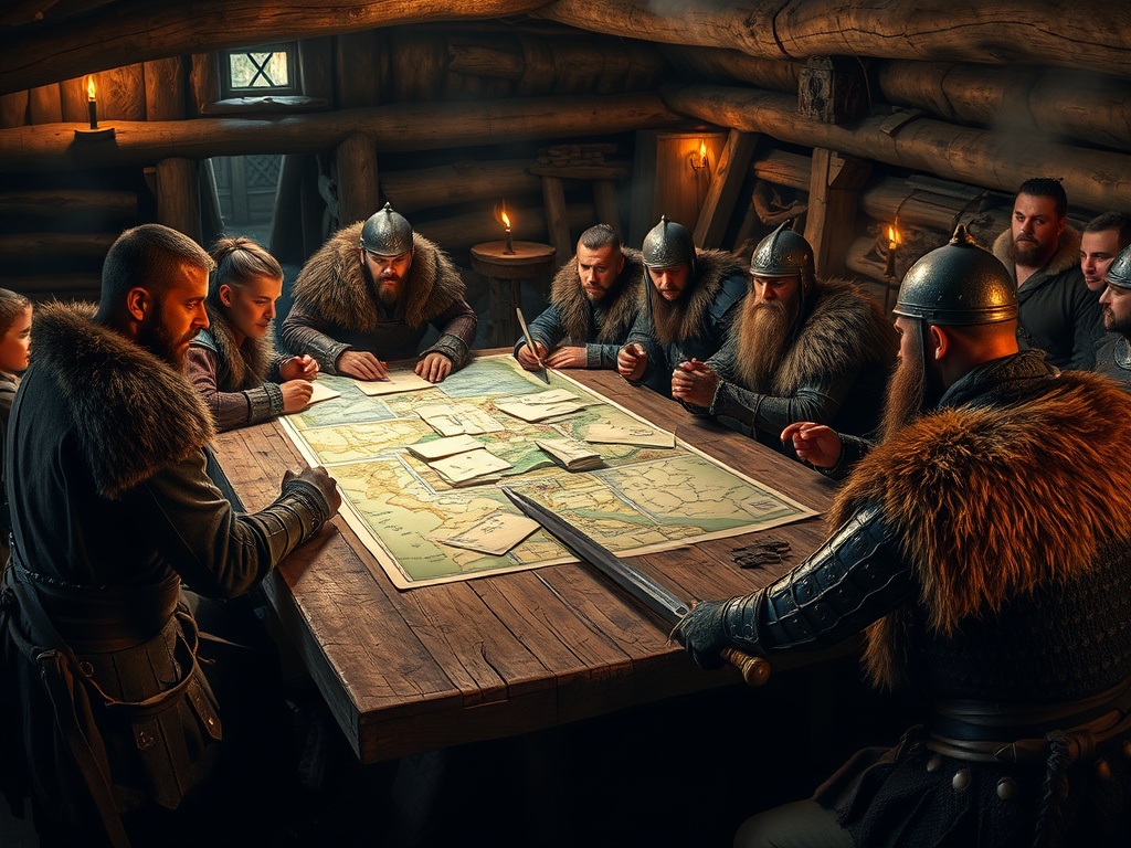 Kılıçların Üzerinde: Vikinglerin Savaş Stratejileri ve Cesareti