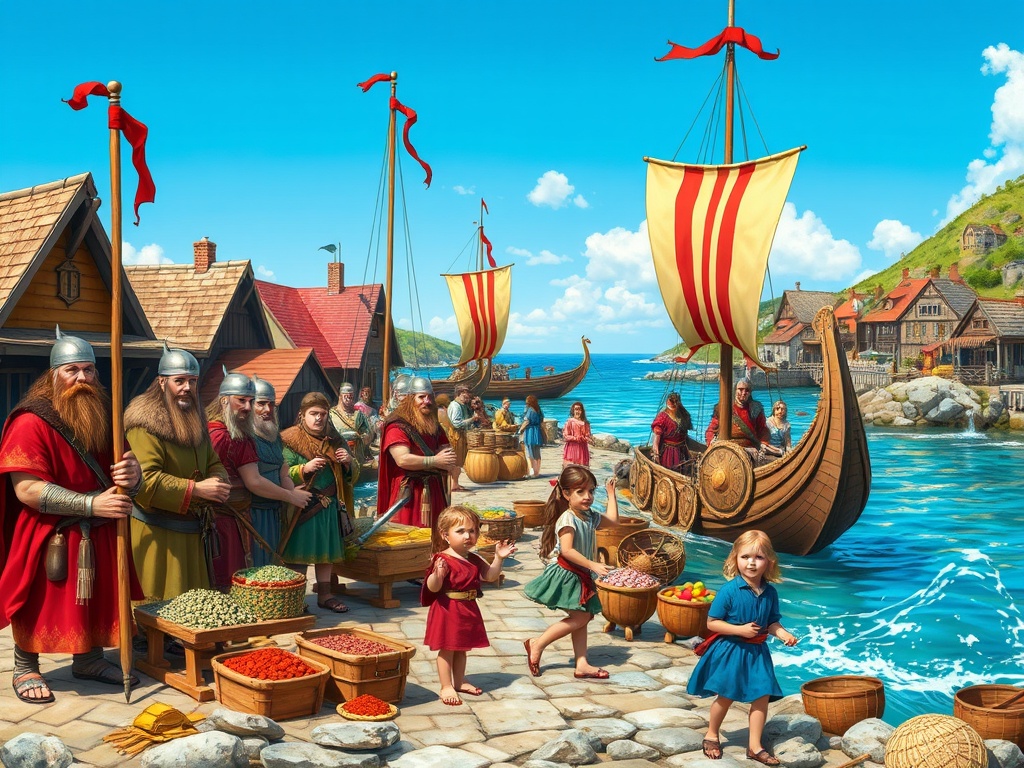 Denizlerin Tüccarları: Vikinglerin Ticaret Yolları ve Zenginlikleri