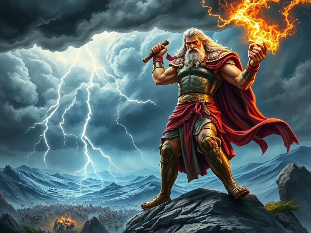 Zeus’un En Güçlü Silahı Neydi? Yunan Mitolojisindeki 5 Büyük Sır 3 Tanrıların Kralı Zeus: Savaşın Gerçek Yüzü