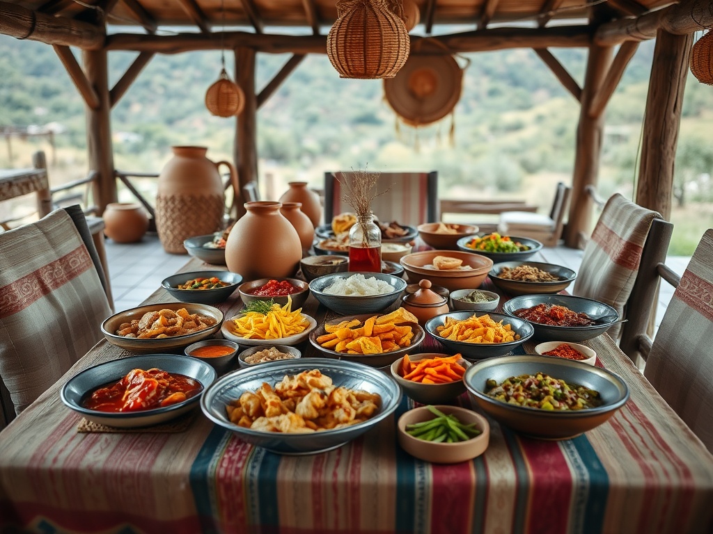 Küçük Ailelerden Büyük Sofralara: Göçebe Yemek Kültürü