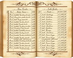 Lale Devri’nde Sadabad Bahçesi Harcamalarını Gösteren Mali Kayıt Defteri Sayfaları