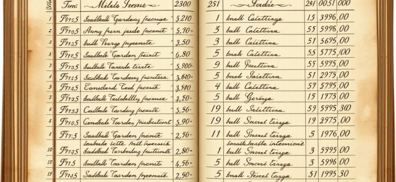 Lale Devri’nde Sadabad Bahçesi Harcamalarını Gösteren Mali Kayıt Defteri Sayfaları